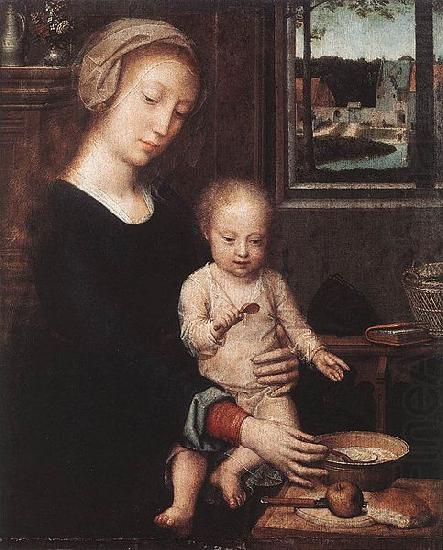 Gerard David Madonna and Child with the Milk Soup china oil painting image